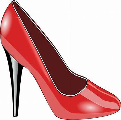 Shoe Clipart Scarpa Heels Rossa Stiletto Openclipart