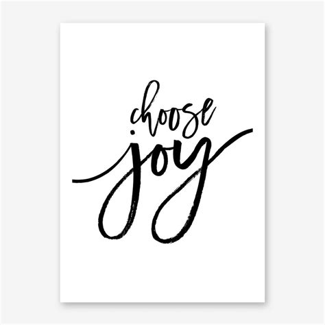 Choose Joy X Art Print Choose Joy Joy Art Choose Joy Wall Art