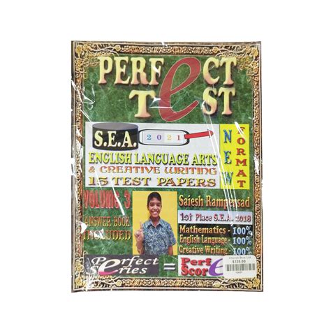 Perfect Test Sea English Language Arts 2021 New Format Charran