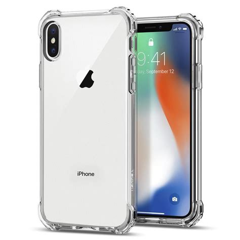 Iphone X Case Rugged Crystal Cell Phone Spigen