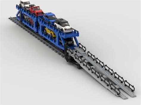 Lego Moc Car Transporter Wagon Gefco By Frapez1972 Rebrickable