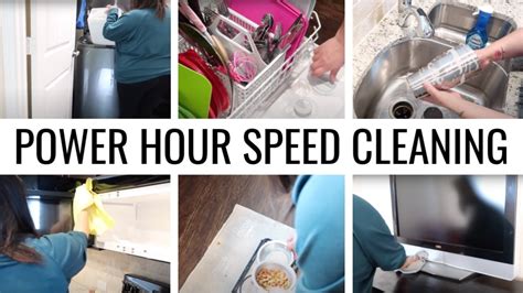 power hour speed cleaning youtube