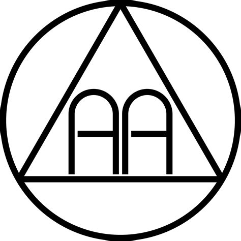 Alcoholics Anonymous Official Logo Icons Png Free Png And Icons Downloads
