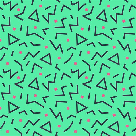 Seamless Pattern 80s Vector Seamless Patterns Graphic Patterns