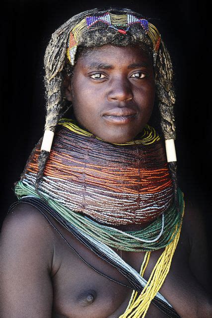 Mumuhuila Angola African Girl People Tribal People
