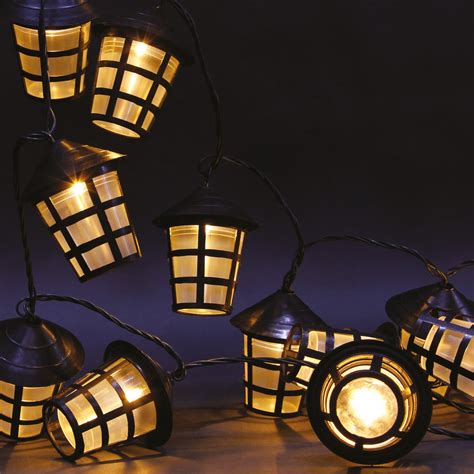 Gardenkraft 17500 70 Led Lantern String Lights Outdoor Decorative