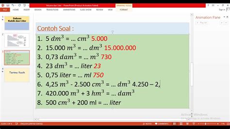 Contoh Soal Matematika Kelas 5 Kurikulum 2013 Satuan Volume Kubik Dan Liter Youtube