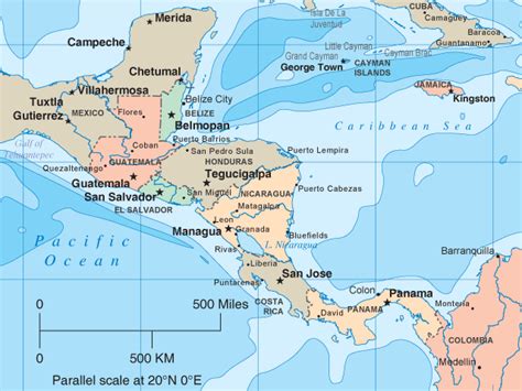Central America Map Maps Of Central America