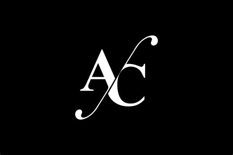 Ac Monogram Logo Design By Vectorseller
