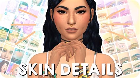 My Skin Details Collection Maxis Match Sims Custom Content