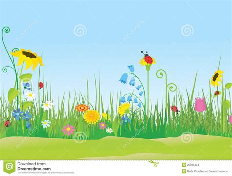 Flower Meadows Clipart Clipground