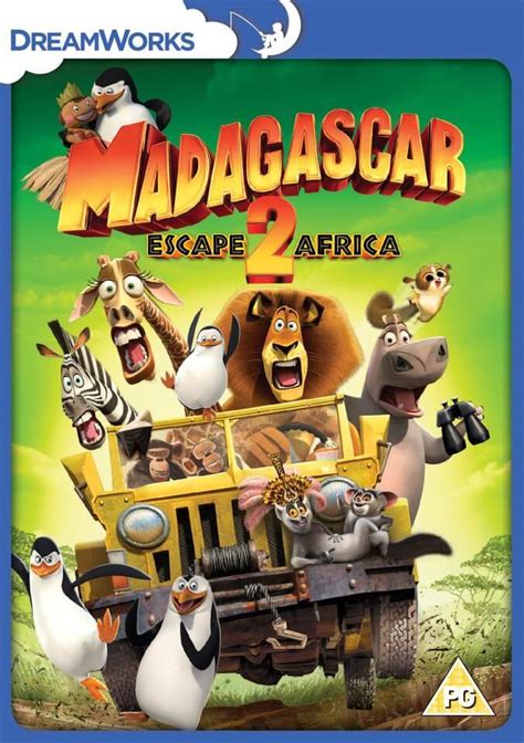Madagascar 2 Escape To Africa 2015 Artwork Dvd Zavvi España