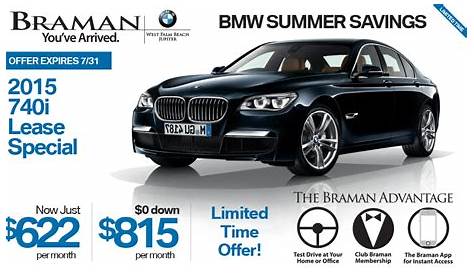 July BMW 7 Series Lease Offers in South Florida
