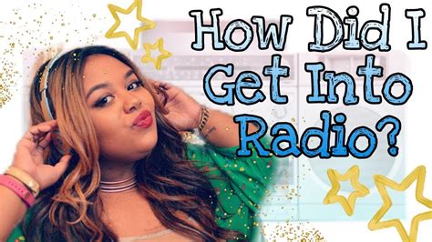 How To Become A Radio Personality Youtube