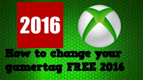 How To Change Xbox One Gamertag For Free 2016 Mishkanetcom