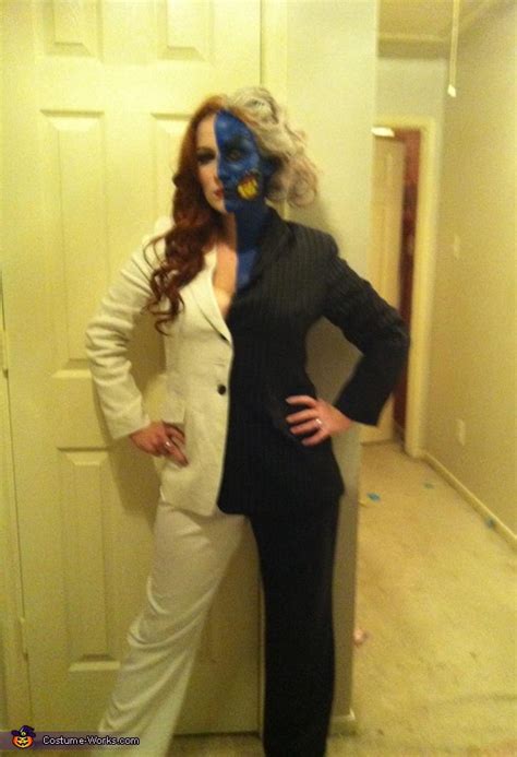 Lady Two Face Homemade Halloween Costume Photo 25