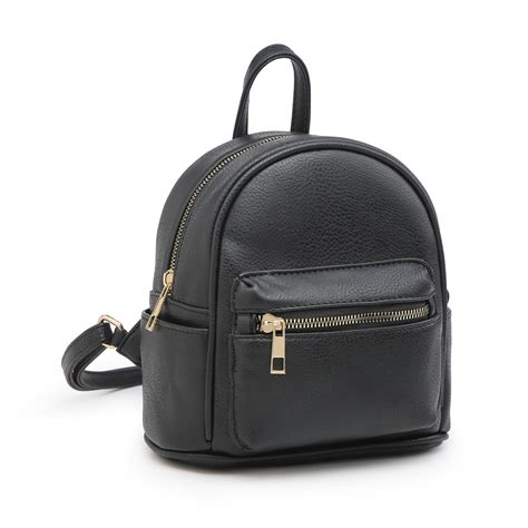 poppy poppy small backpack purse  women faux leather shoulder bag girls school daypack