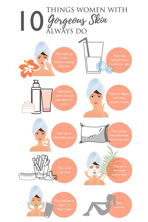10 Things Women With Gorgeous Skin Always Do In 2020 Organic Skin