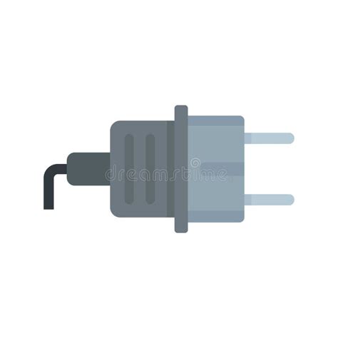 Plug Icon Flat Isolated Vector Stock Vector Illustration Of