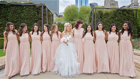 10 Bridesmaids In Blush