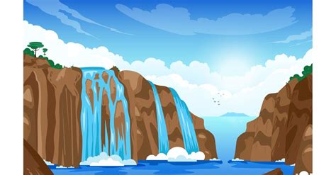 Waterfall Illustration 210151826 Vector Illustration Concept