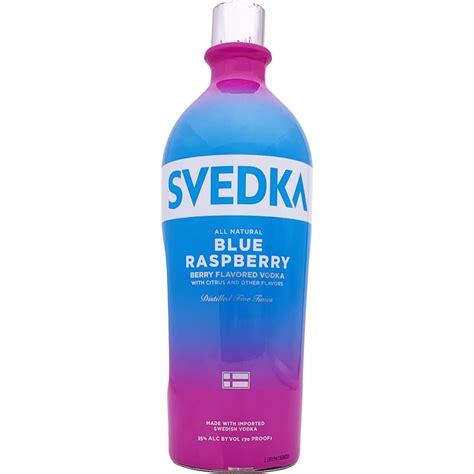 Svedka Blue Raspberry Vodka 175l Bottle Gotoliquorstore