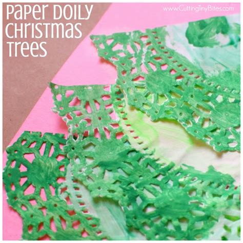 Paper Doily Christmas Trees What Can We Do With Paper And Glue