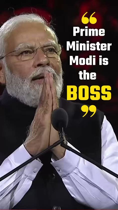 Poonam Gupta On Twitter Prime Minister Modi Is The Boss
