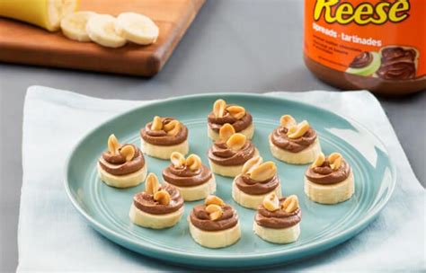 reese spreads banana buttons recipe reese s chocolate chocolate spread chocolate desserts