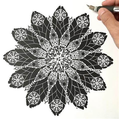 Hand Cut Mandalas And Other Intricate Paper Works By Mr Riu — Colossal