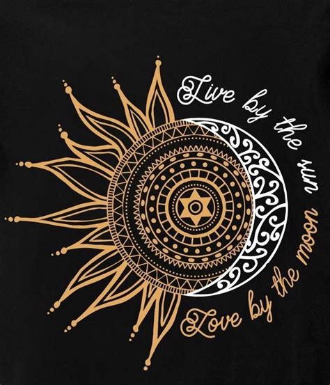 Live By The Sun Love By The Moon Sun Painting Moon Tattoo Body Art Tattoos