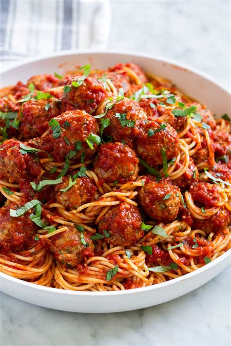 Italian Spaghetti And Meatballs Recipe