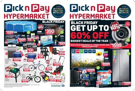Pick N Pay Hypermarket Black Friday 2018 Deals Launched Za