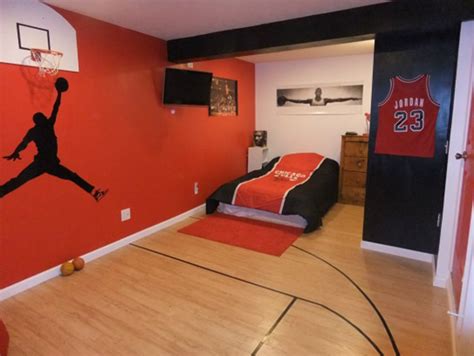 20 Sporty Bedroom Ideas With Basketball Theme Homemydesign