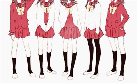 Anime School Uniform Drawing At Getdrawings Free Download