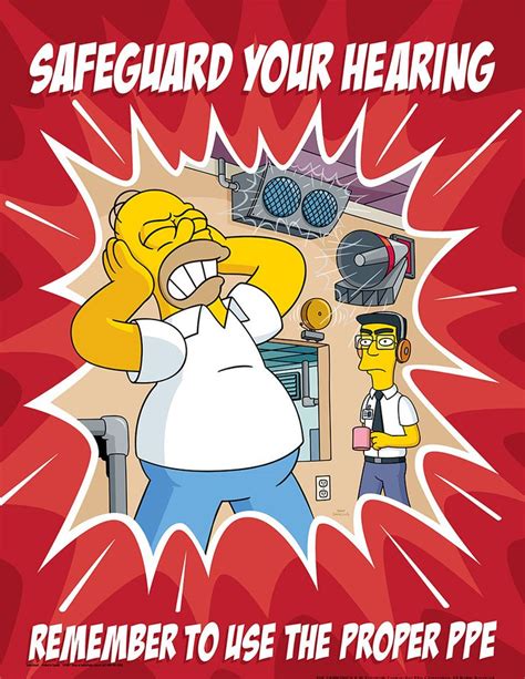 My Collect Of Simpson S Safety Posters Safety Posters Health And