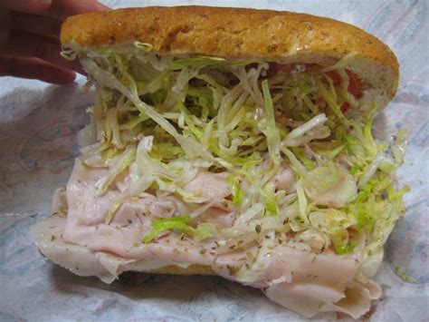But as they grow bigger, there is a tendency to try and become all. Review: Jersey Mike's - Turkey Breast and Provolone Sub ...