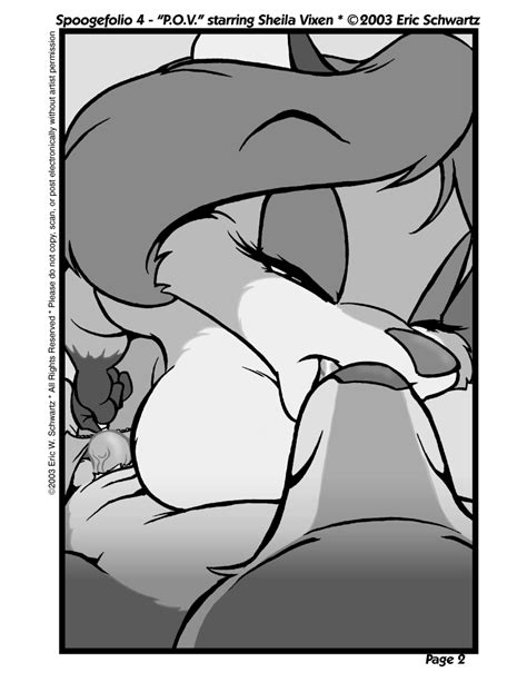 Rule 34 Breasts Canine Comic Eric Schwartz Female Fox Kissing Male