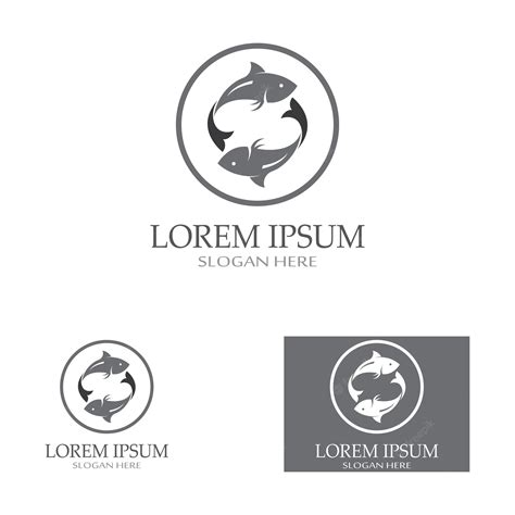 Premium Vector Fish Abstract Icon Design Logo Templatecreative Vector