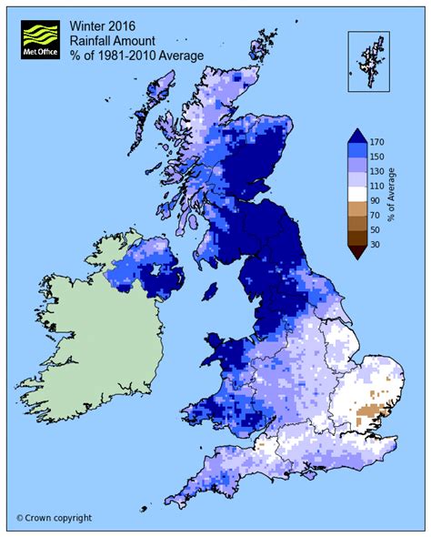 State Of The Uk Climate 2016 Met Office