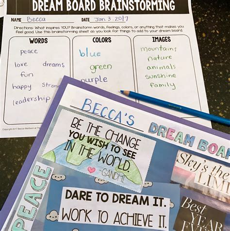 Inspire Your Students With Dream Boards The Teachers Passport
