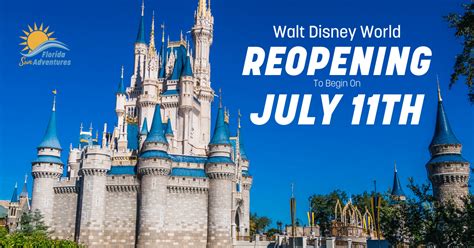 Walt Disney World Reopening Parks Proposed For July 11th