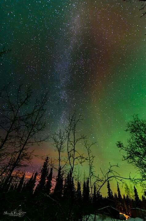 The Northern Lights And The Milky Way Nature Pictures Northern