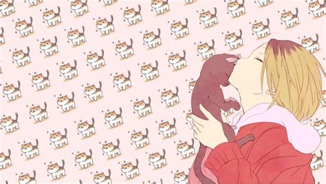 Haikyuu Neko Atsume Desktop Wallpaper Kenma Anime