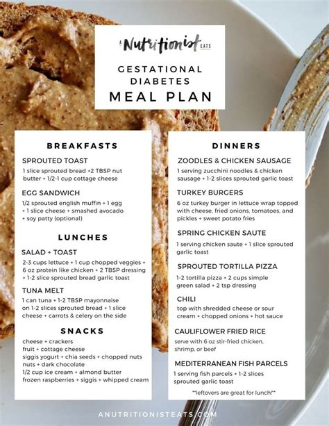 10 Awesome Gestational Diabetes Meal Plan Ideas 2023