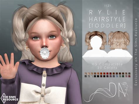 The Sims Resource Rylie Hairstyle Toddler