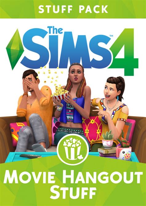 The Sims 4 Movie Hangout Stuff Boxart Sims Online
