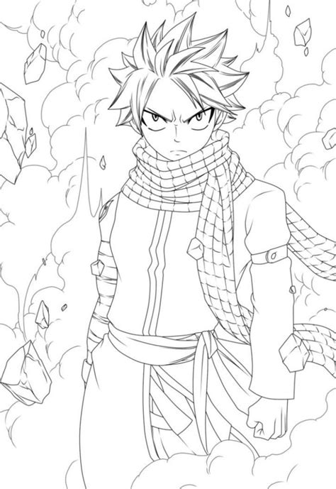 Fairy Tail Coloring Pages Anime