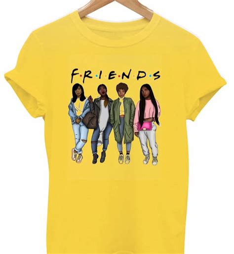 Womens Friends Graphic T Shirt Etsy