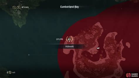 Cumberland Bay Maps And Treasure Locations Freedom Cry Assassins